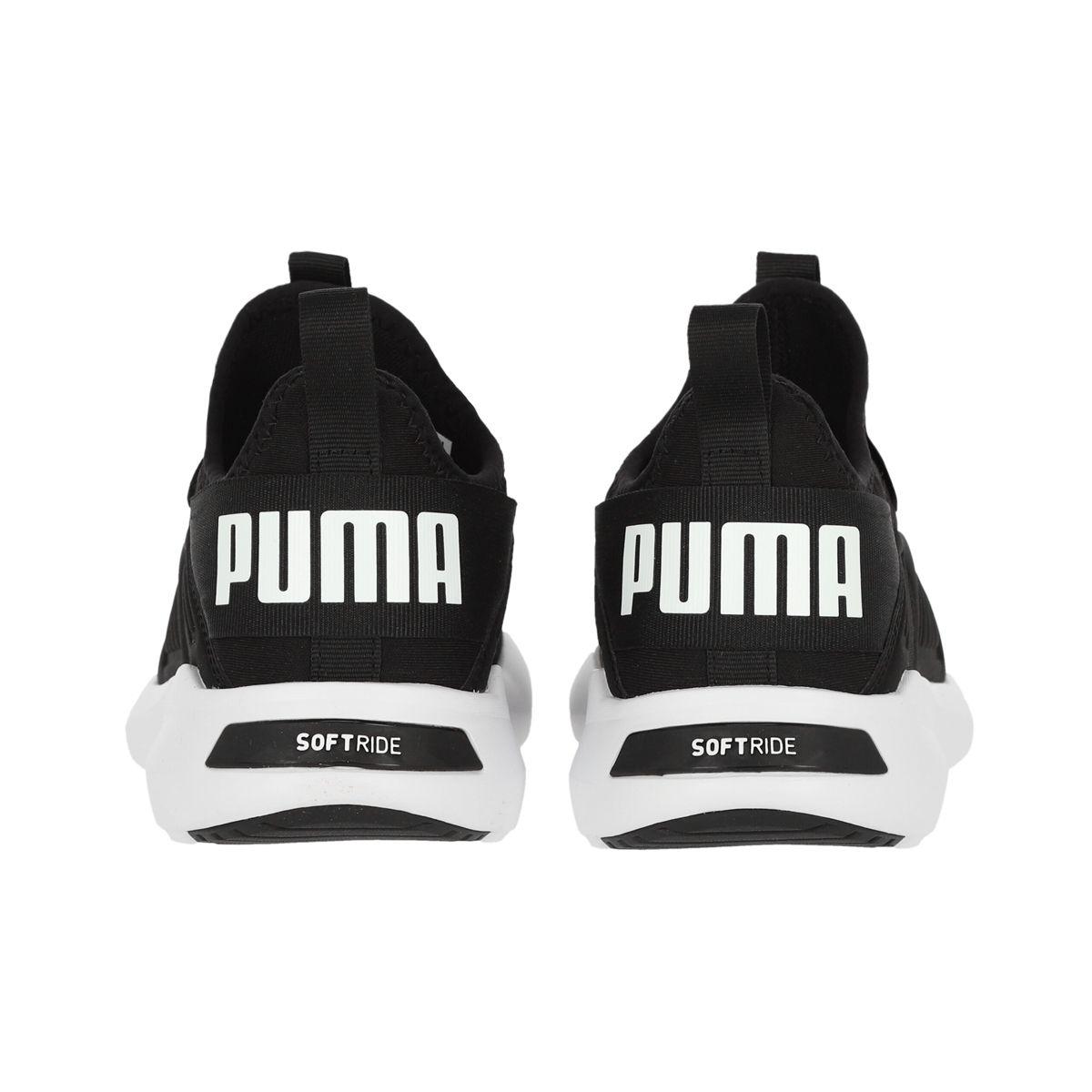 Zapatilla Puma Softride Fly Hombre Black/White-3