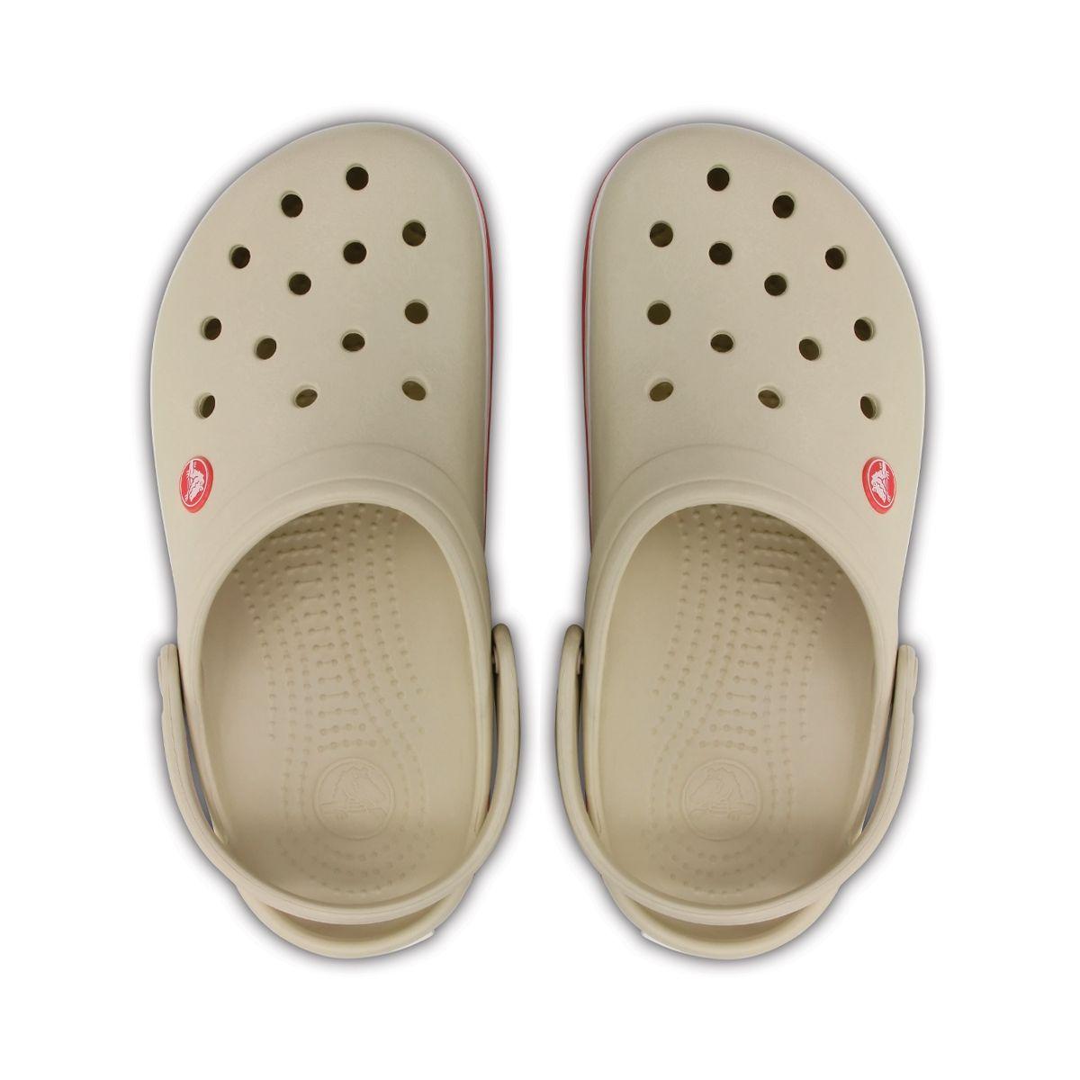Zuecos Mujer Crocs Crocband Stucco/melon-5