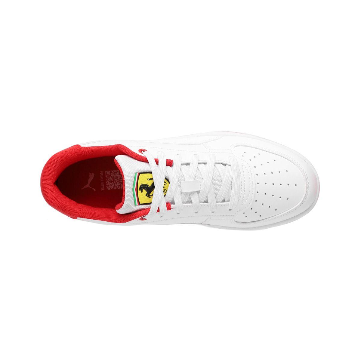 Zapatilla Puma Scuderia Ferrari Caven 2.0 Hombre Blanca/Roja-4