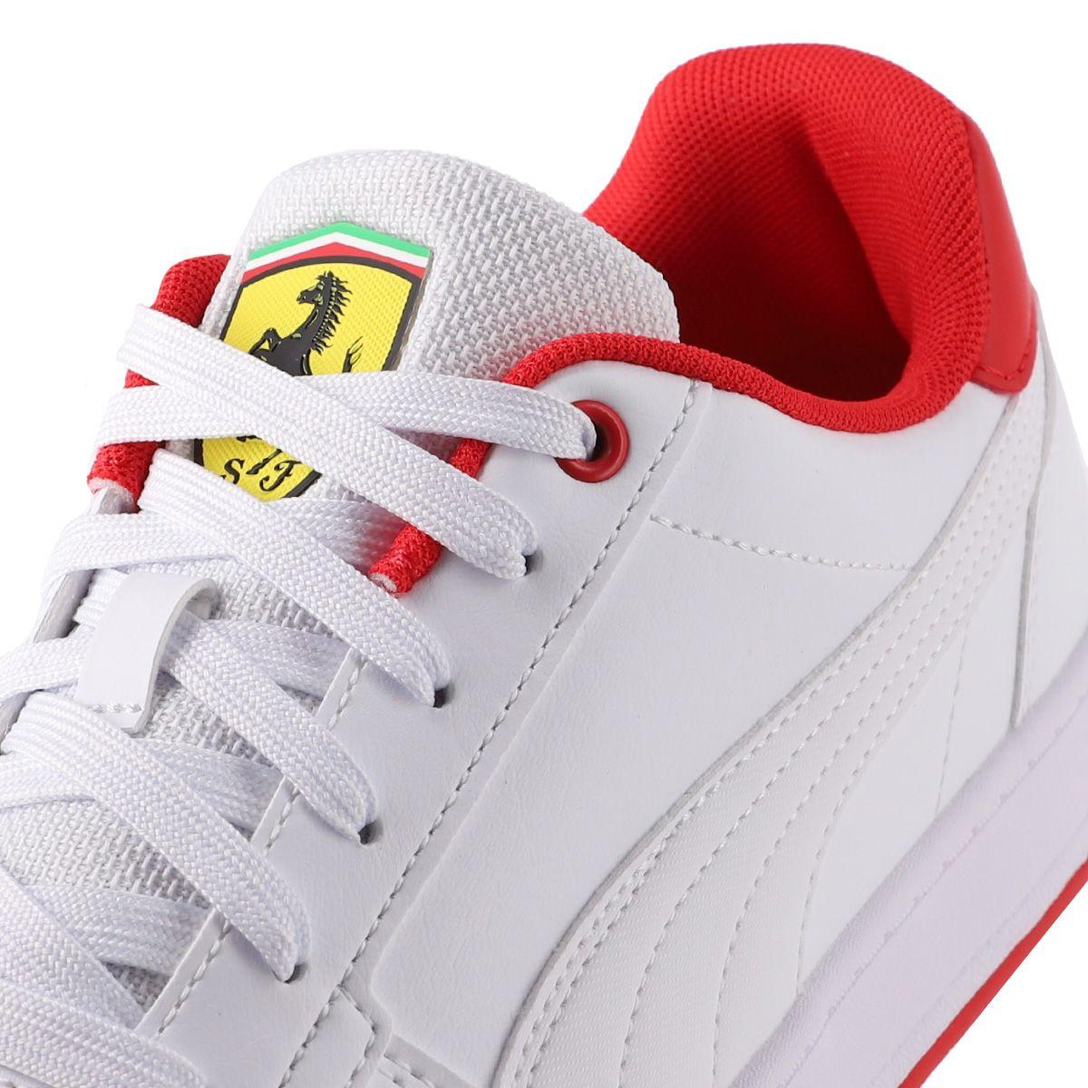Zapatilla Puma Scuderia Ferrari Caven 2.0 Hombre Blanca/Roja-5