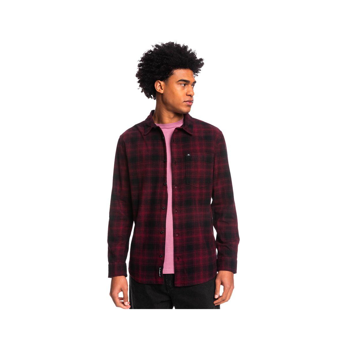 Camisa Hombre  Quiksilver Ganaway Rojo-0