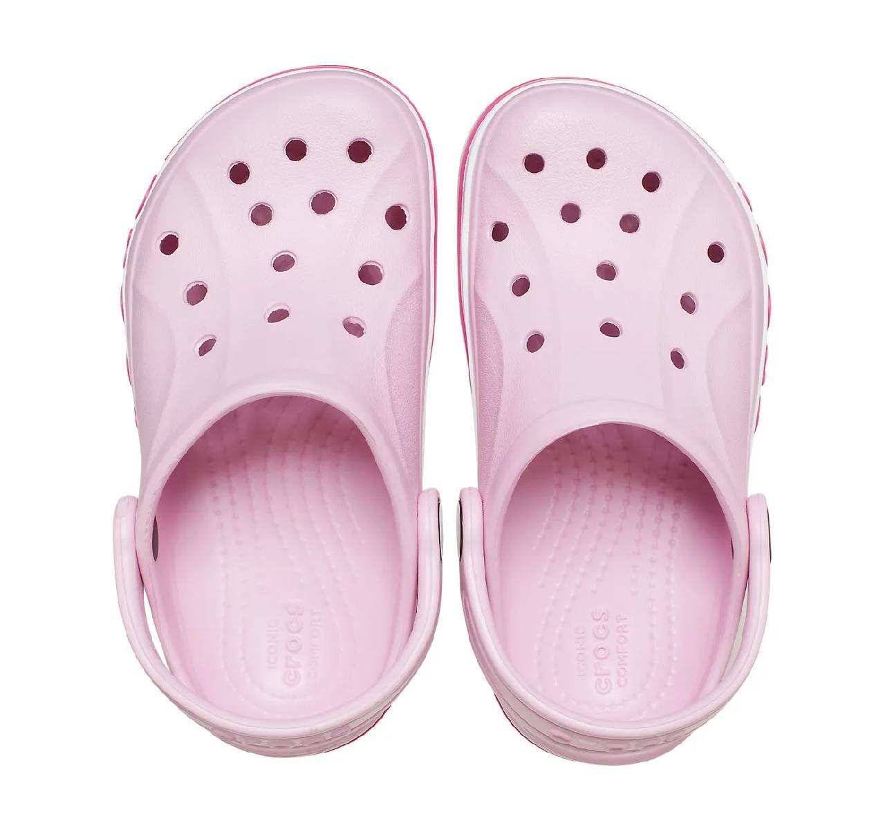 Zueco  Crocs Bayaband Niña Rosado-2