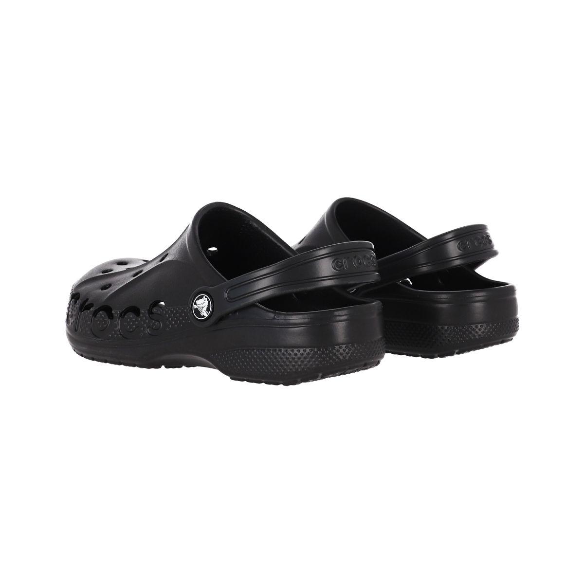 Zueco Crocs Baya Niños TD Negro-1