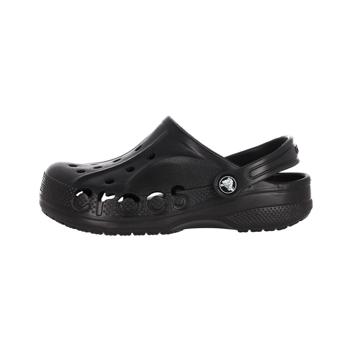 Zueco Crocs Baya Niños TD Negro-2