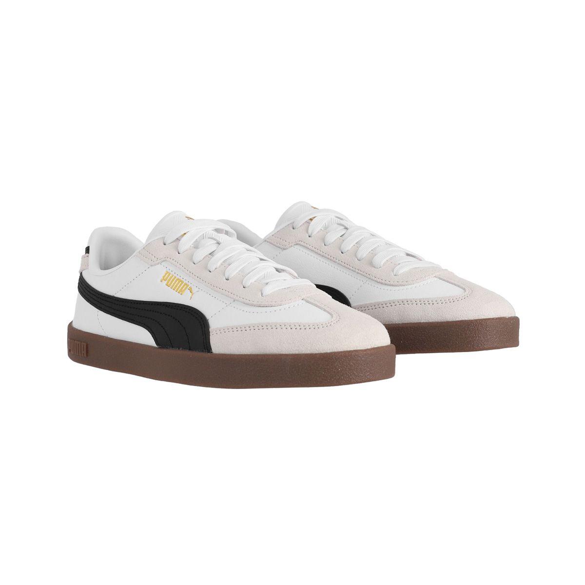 Zapatilla Puma Club II Era Hombre Blancas/Beige/Negras-2