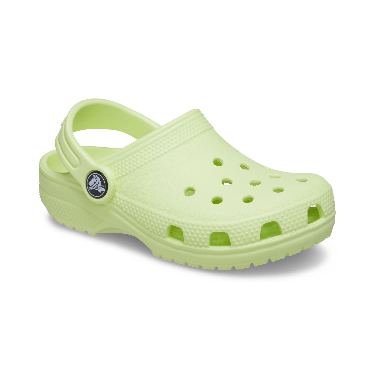 Zueco Crocs Classic Niño Lime Zest-0
