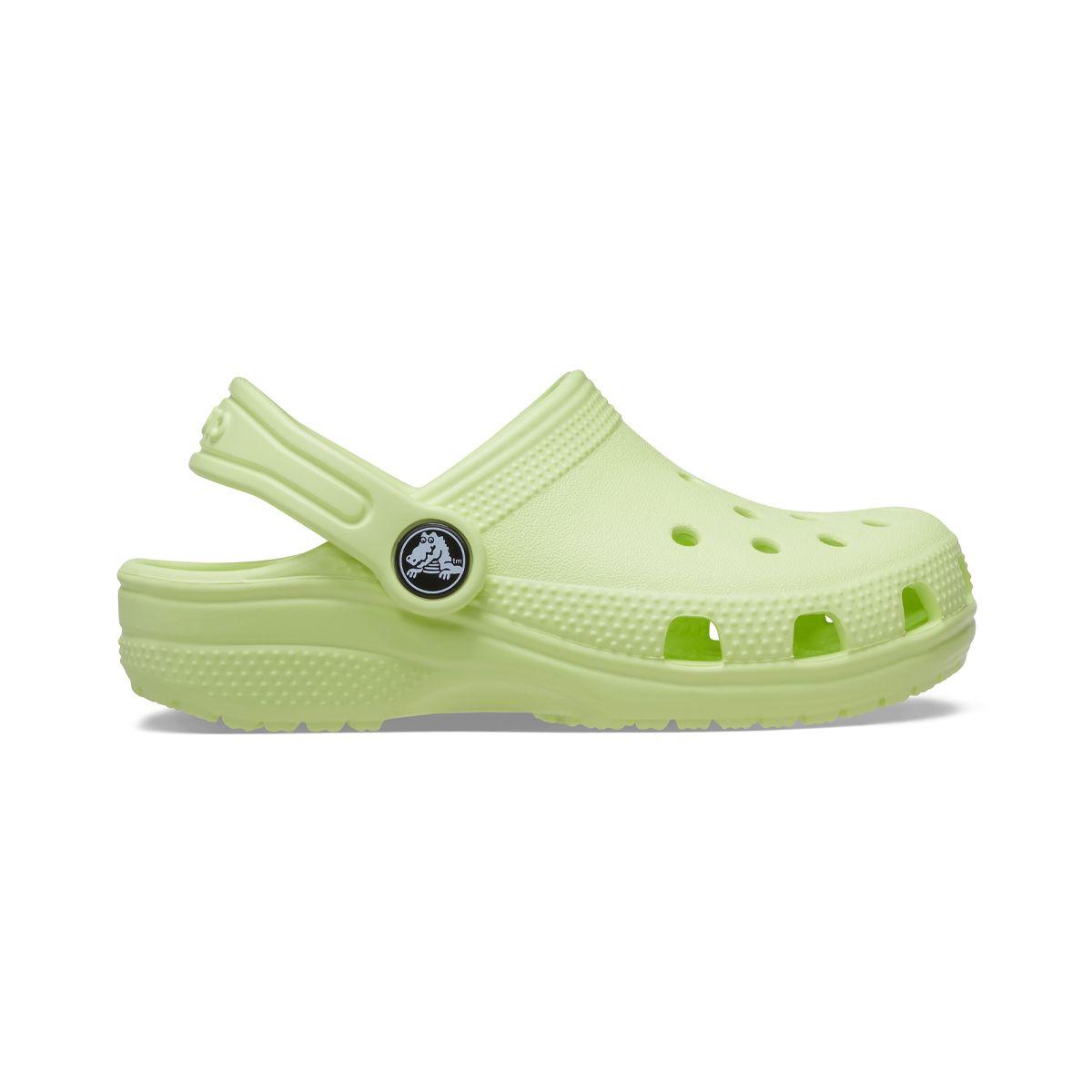 Zueco Crocs Classic Niño Lime Zest-1