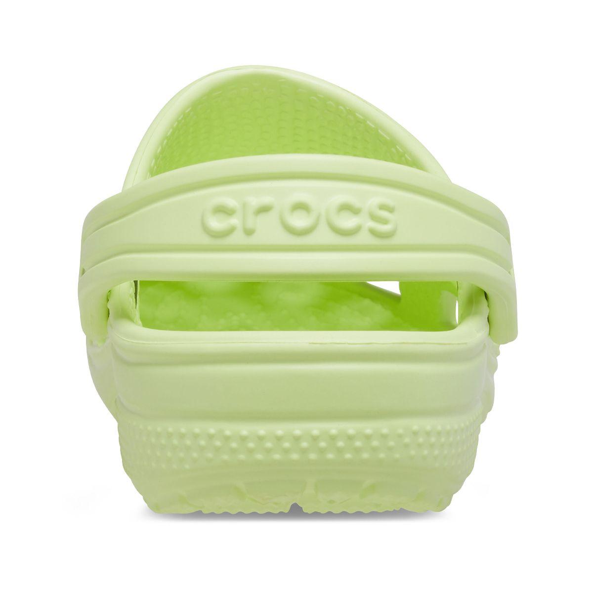 Zueco Crocs Classic Niño Lime Zest-4