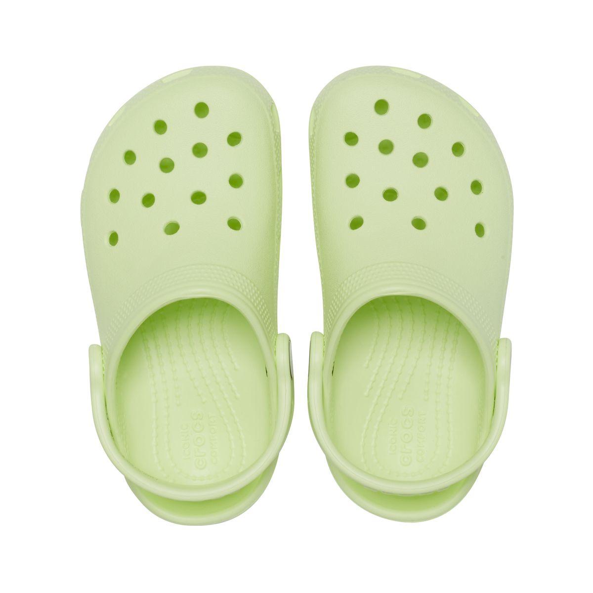 Zueco Crocs Classic Niño Lime Zest-5