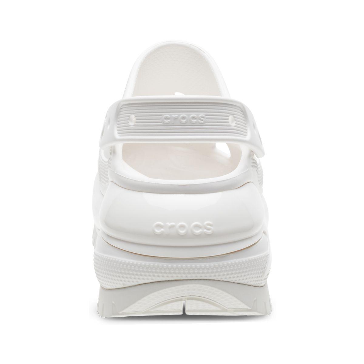 Zueco Crocs Classic Mega Crush Clog Mujer White-4