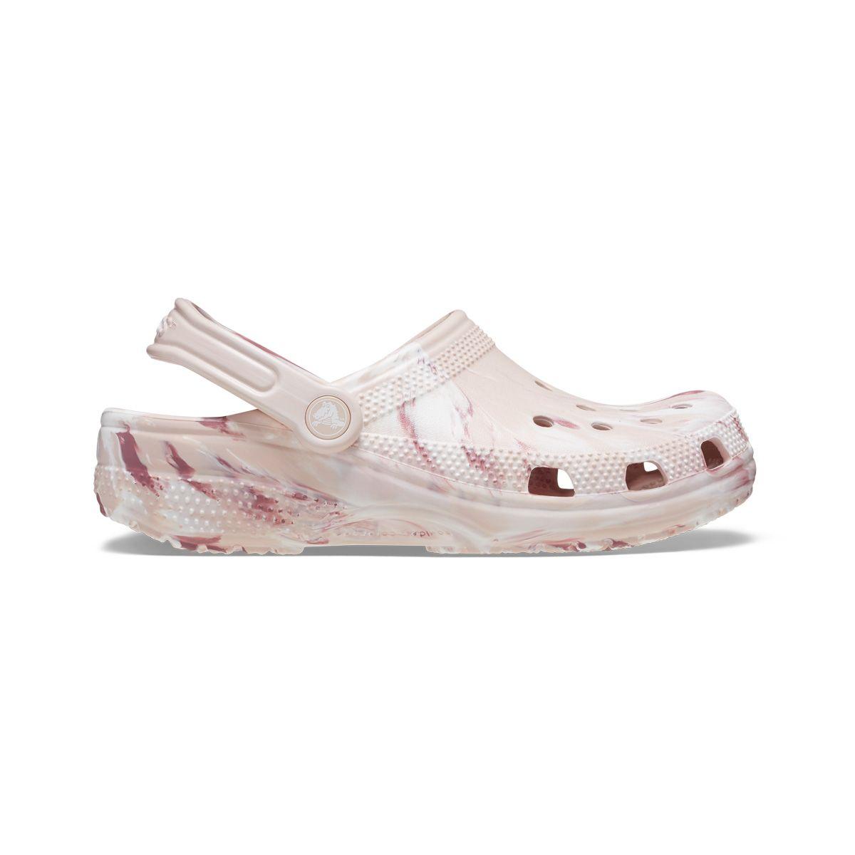 Zueco Crocs Classic Marbled Mujer Rosado-1