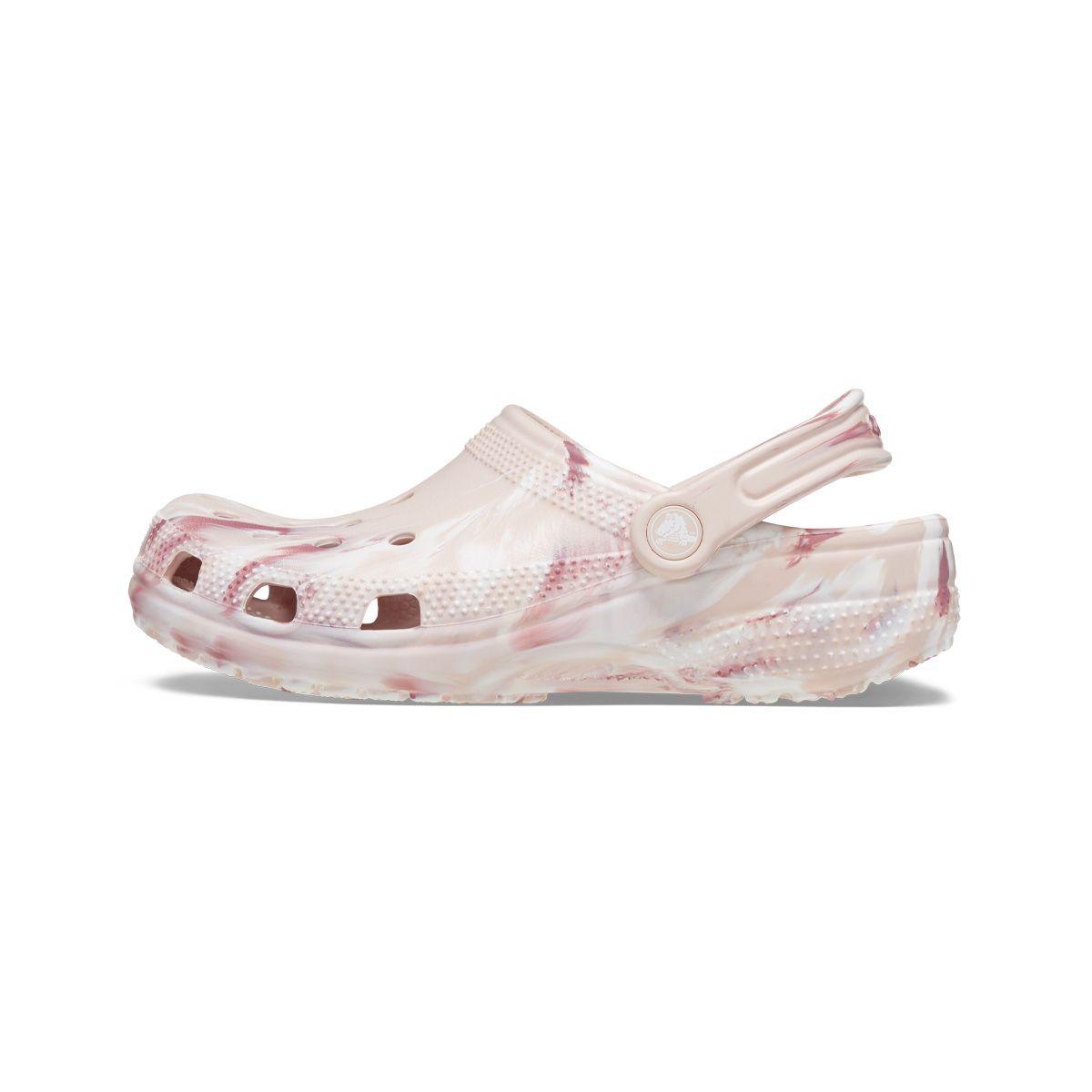 Zueco Crocs Classic Marbled Mujer Rosado-2