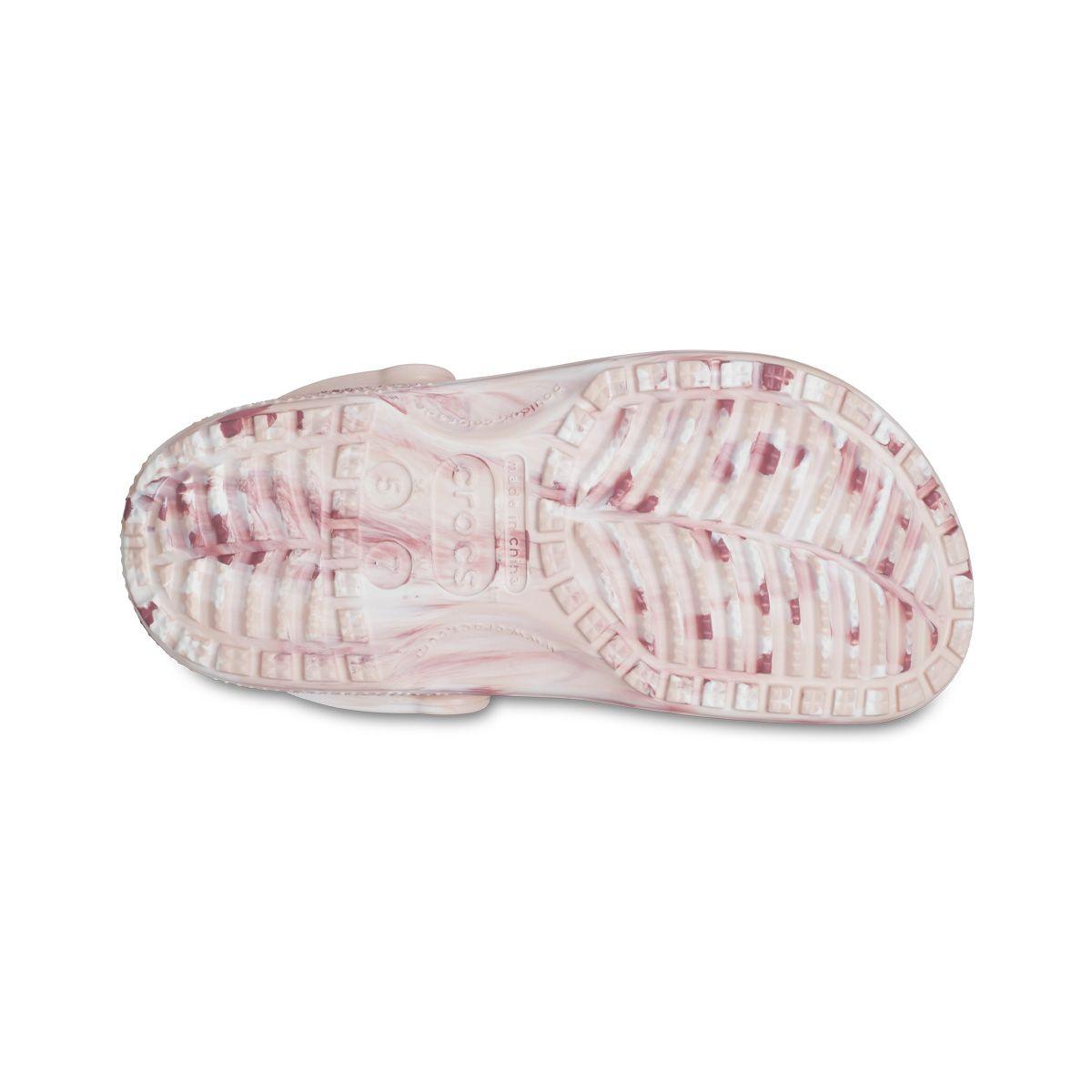 Zueco Crocs Classic Marbled Mujer Rosado-3