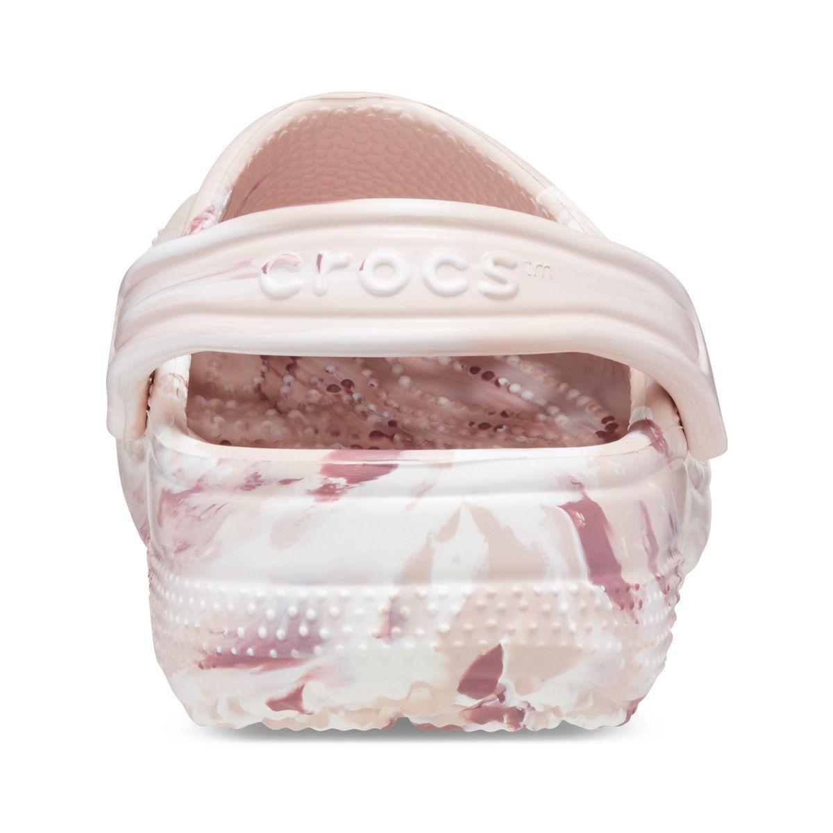 Zueco Crocs Classic Marbled Mujer Rosado-4