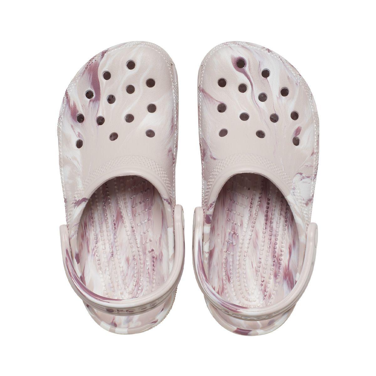 Zueco Crocs Classic Marbled Mujer Rosado-5