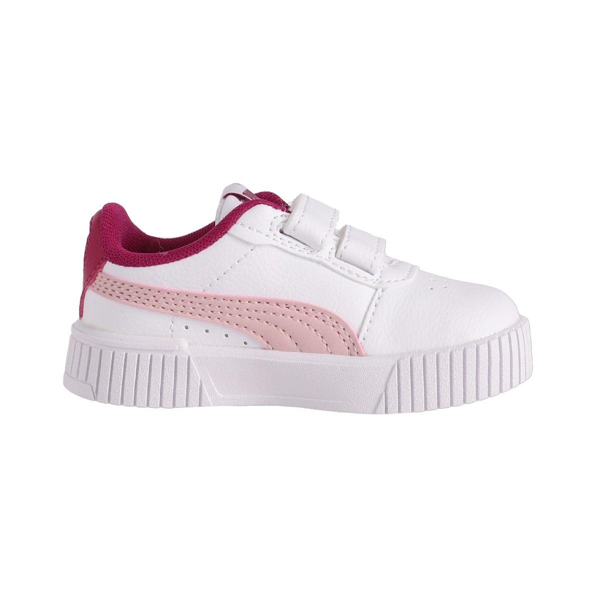 Zapatilla Puma Urbanas Carina 2.0 Baby Blancas/Rosadas-1