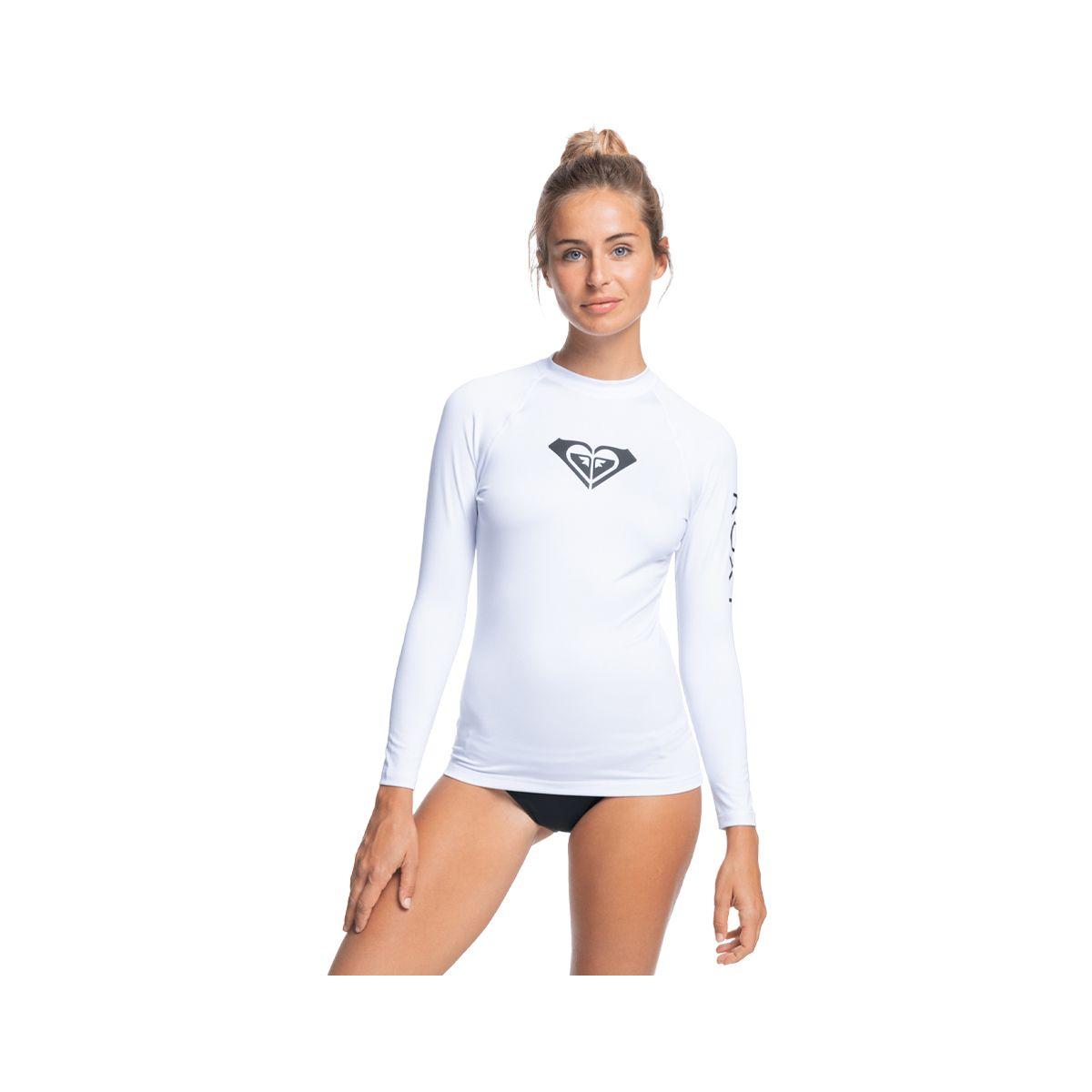 Rashguard Roxy Whole Hearted Mujer White-0