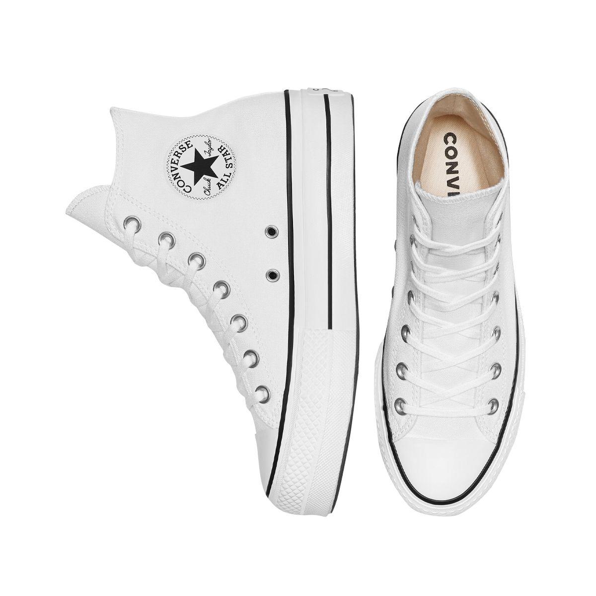Zapatillas Mujer Chuck Taylor All Star Lift Converse White-4