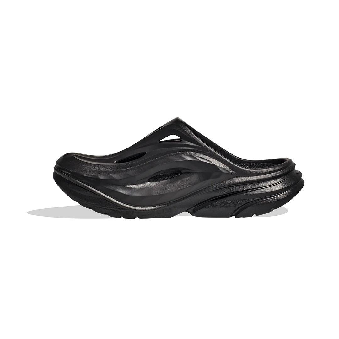 Sandalias Hoka Ora Recovery Mule Hombre Black-7