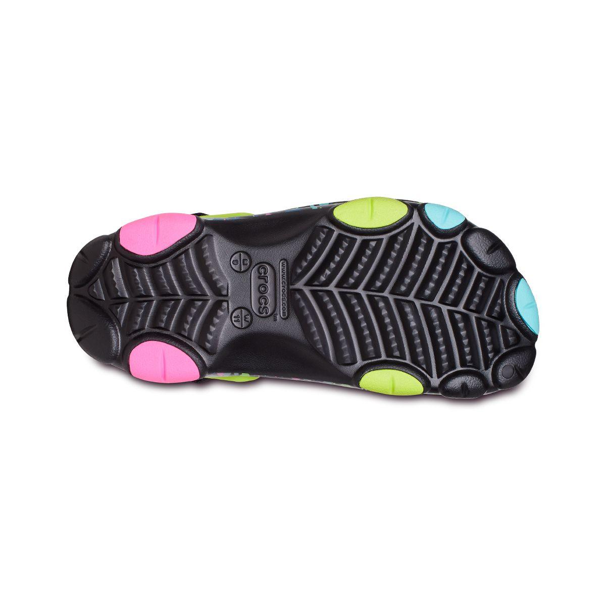 Zueco Crocs Classic All Terrain Terrazzo Unisex Black/Multi-3