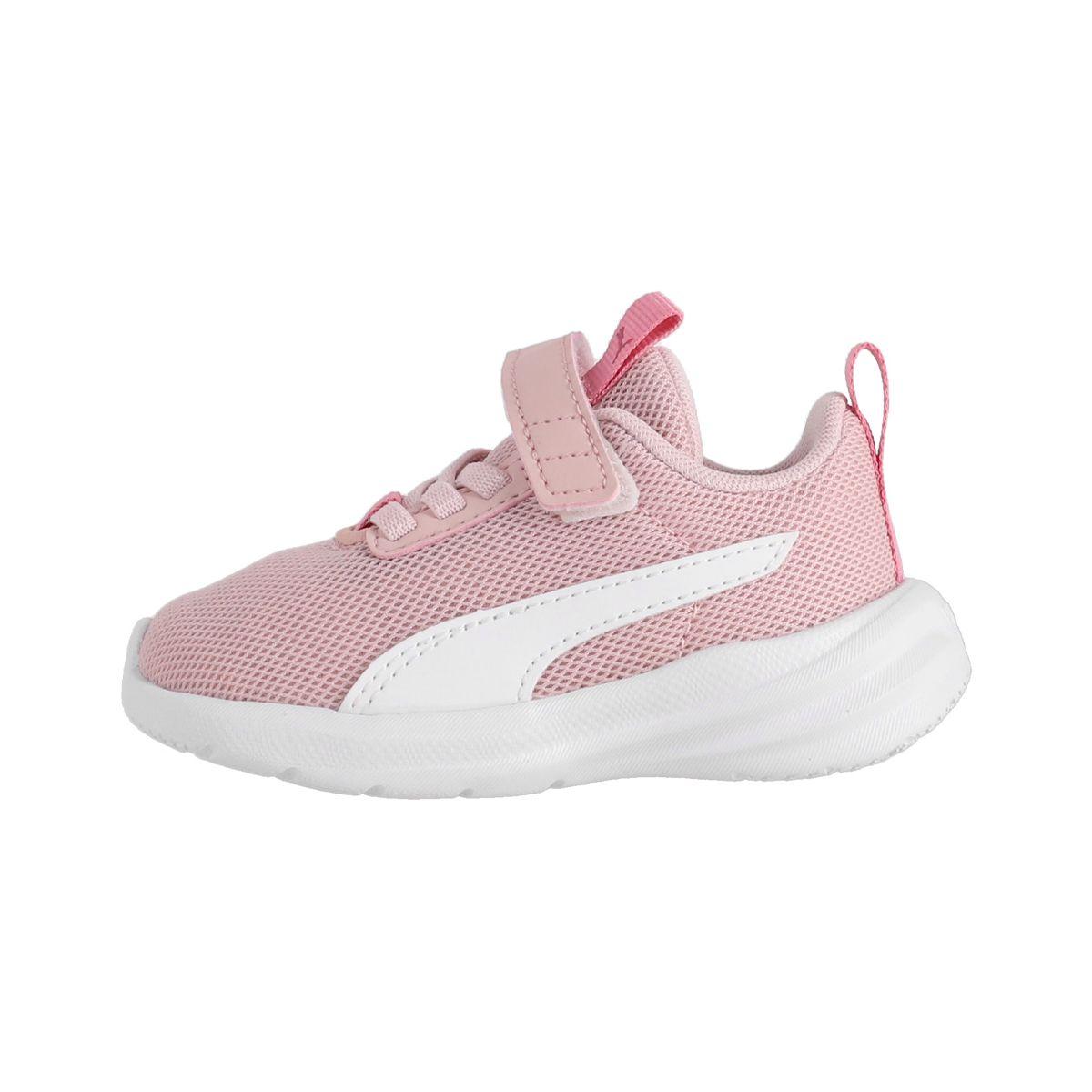 Zapatilla Puma Rickie Runner Niños TD Rosadas/Blancas-0