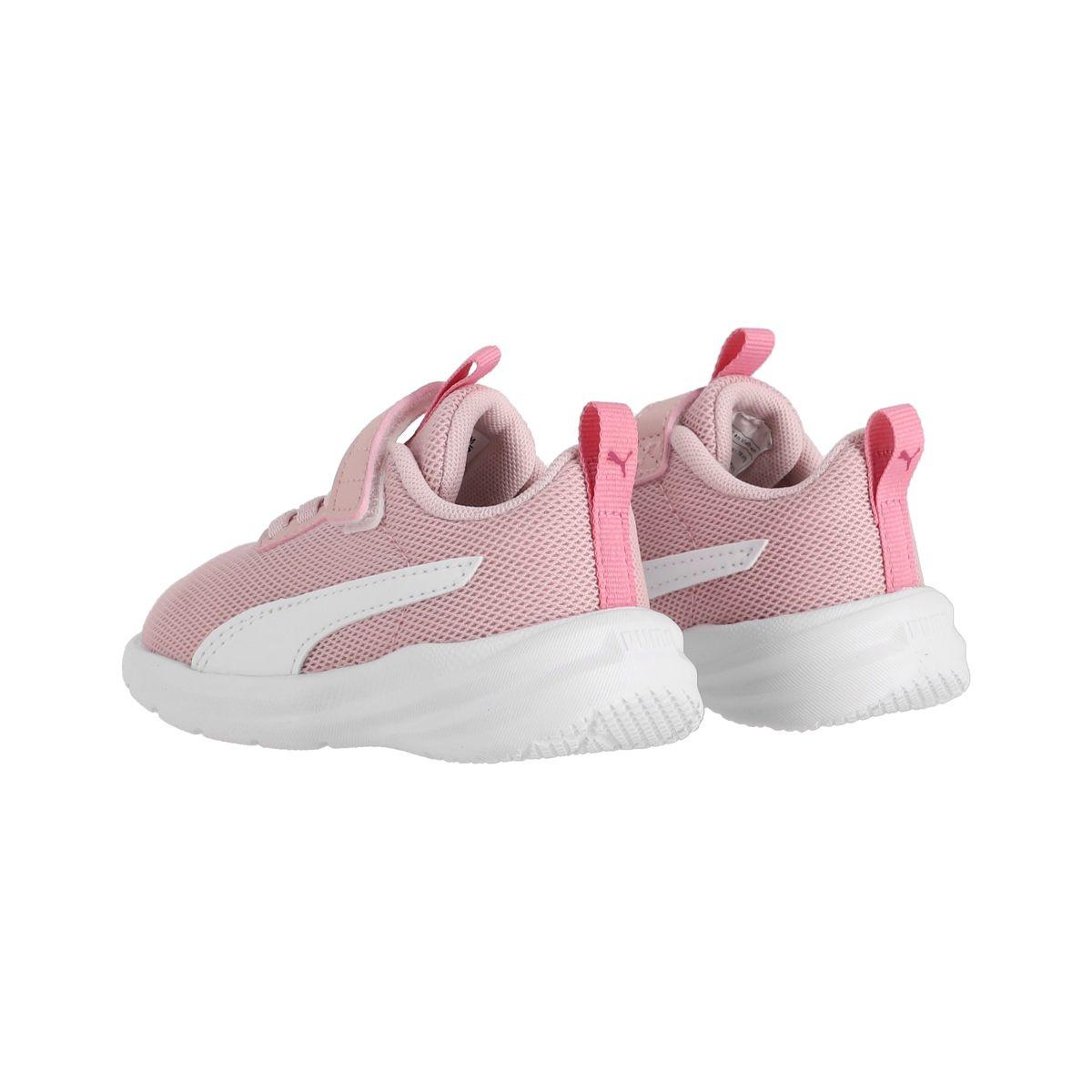 Zapatilla Puma Rickie Runner Niños TD Rosadas/Blancas-3