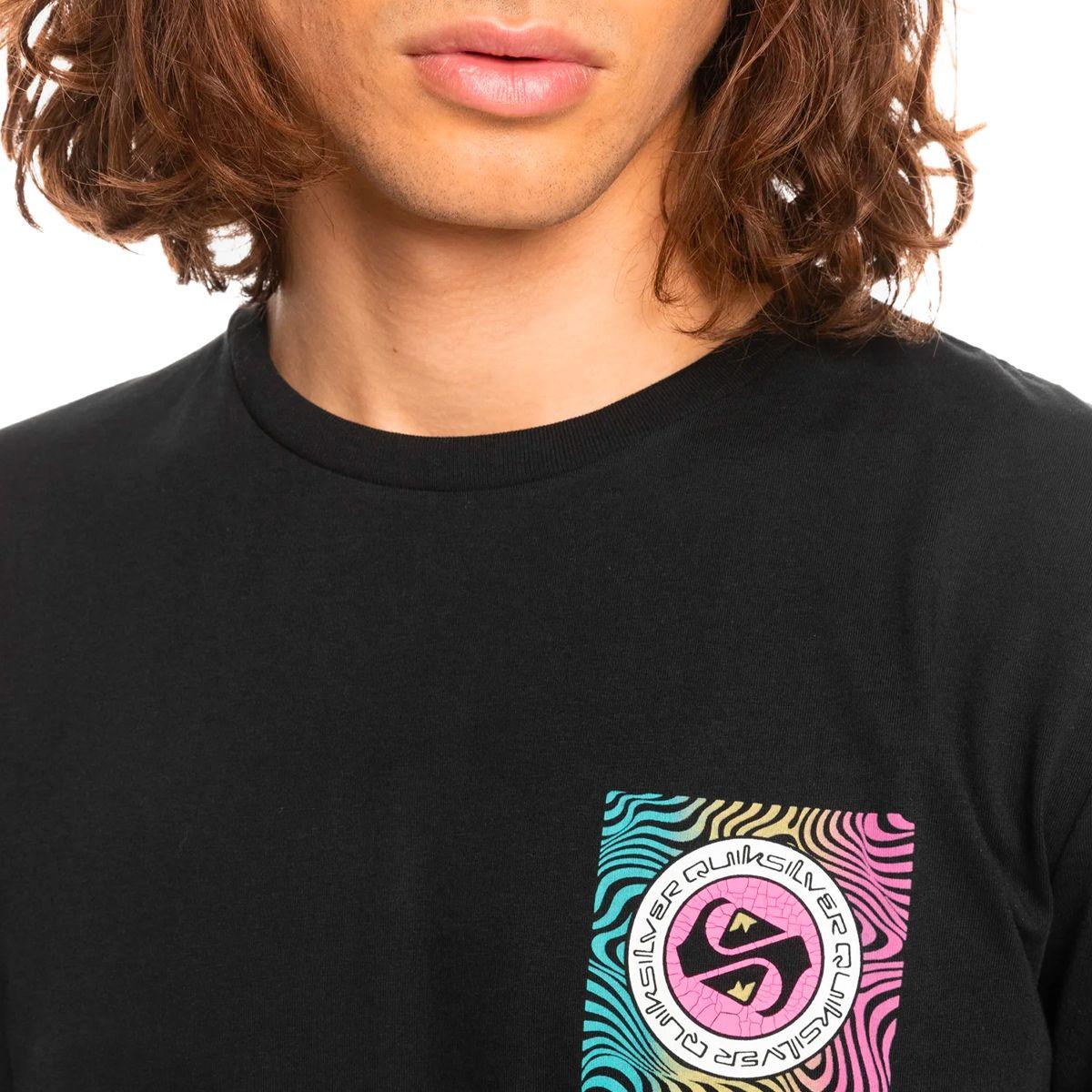 Polera Hombre  Quiksilver Shadow Groove Negro-4