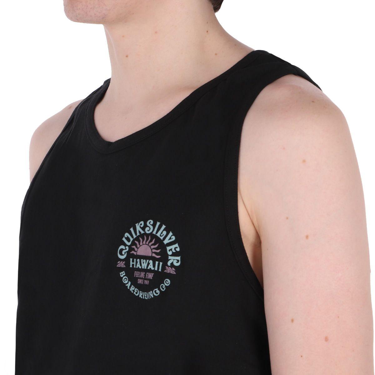 Polera Hombre  Quiksilver Sunshine Negro-3