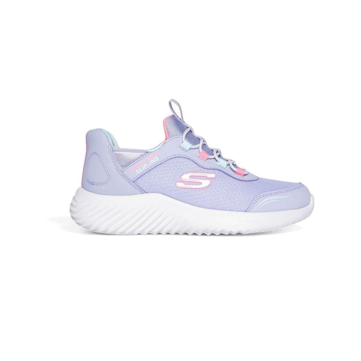 Zapatillas Joven Bunder Simple Cute Skechers Lilas/Blancas-1