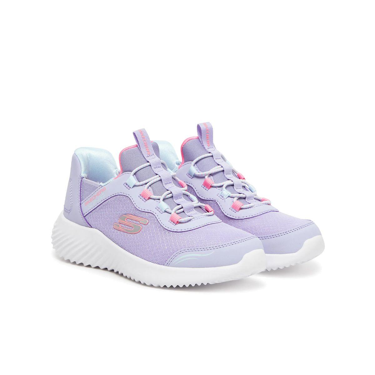 Zapatillas Joven Bunder Simple Cute Skechers Lilas/Blancas-2