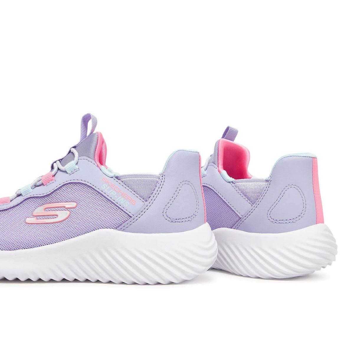 Zapatillas Joven Bunder Simple Cute Skechers Lilas/Blancas-5