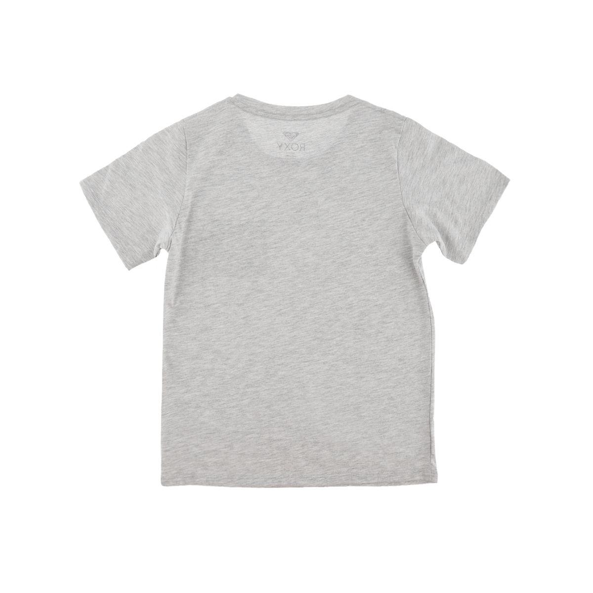 Polera Roxy Basic Melange Girls (10-16 años) Niña Gris-1