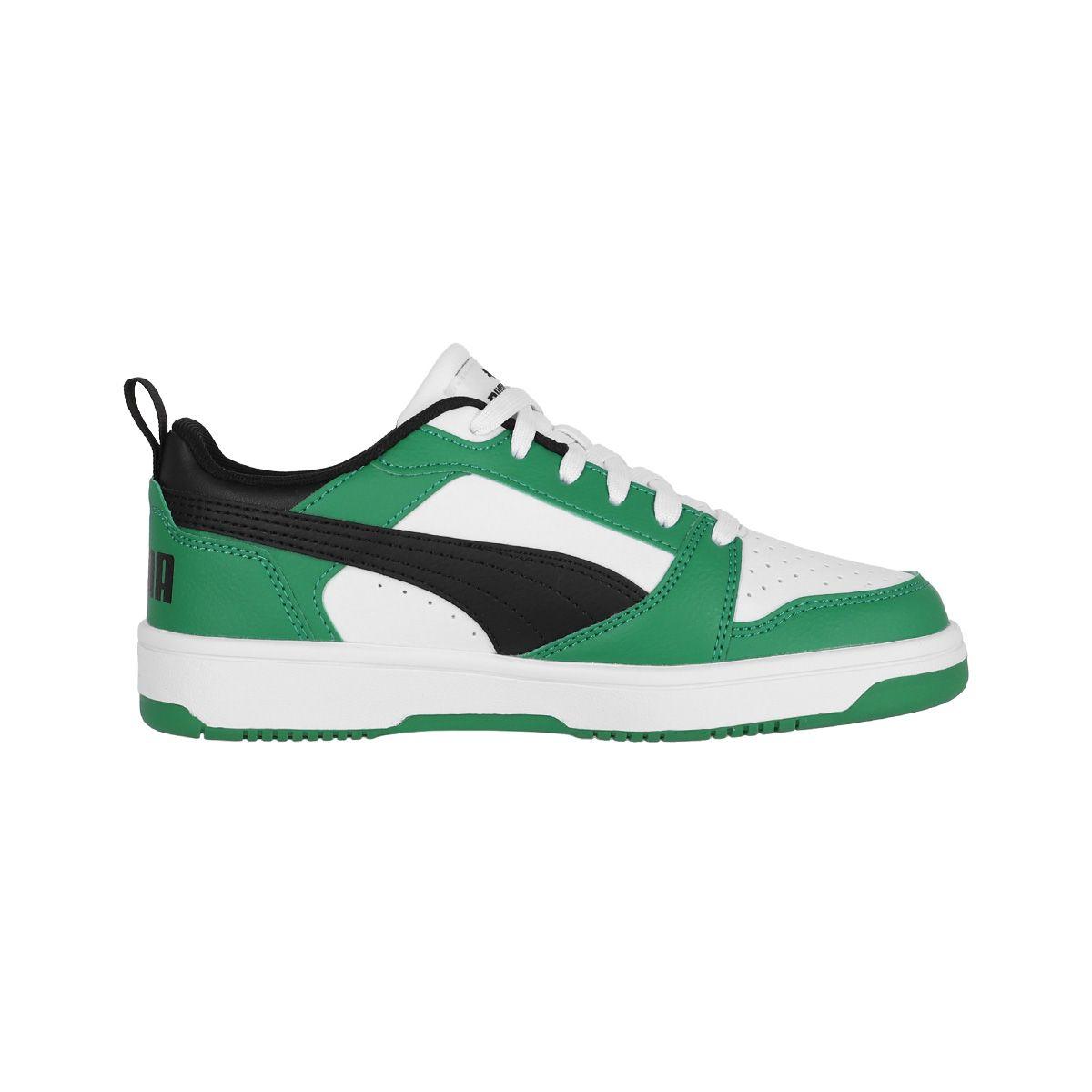 Zapatilla Puma Rebound V6 Low Joven Verde-1