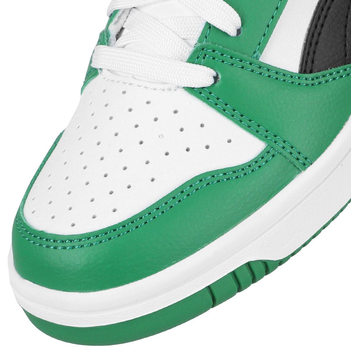 Zapatilla Puma Rebound V6 Low Joven Verde-5