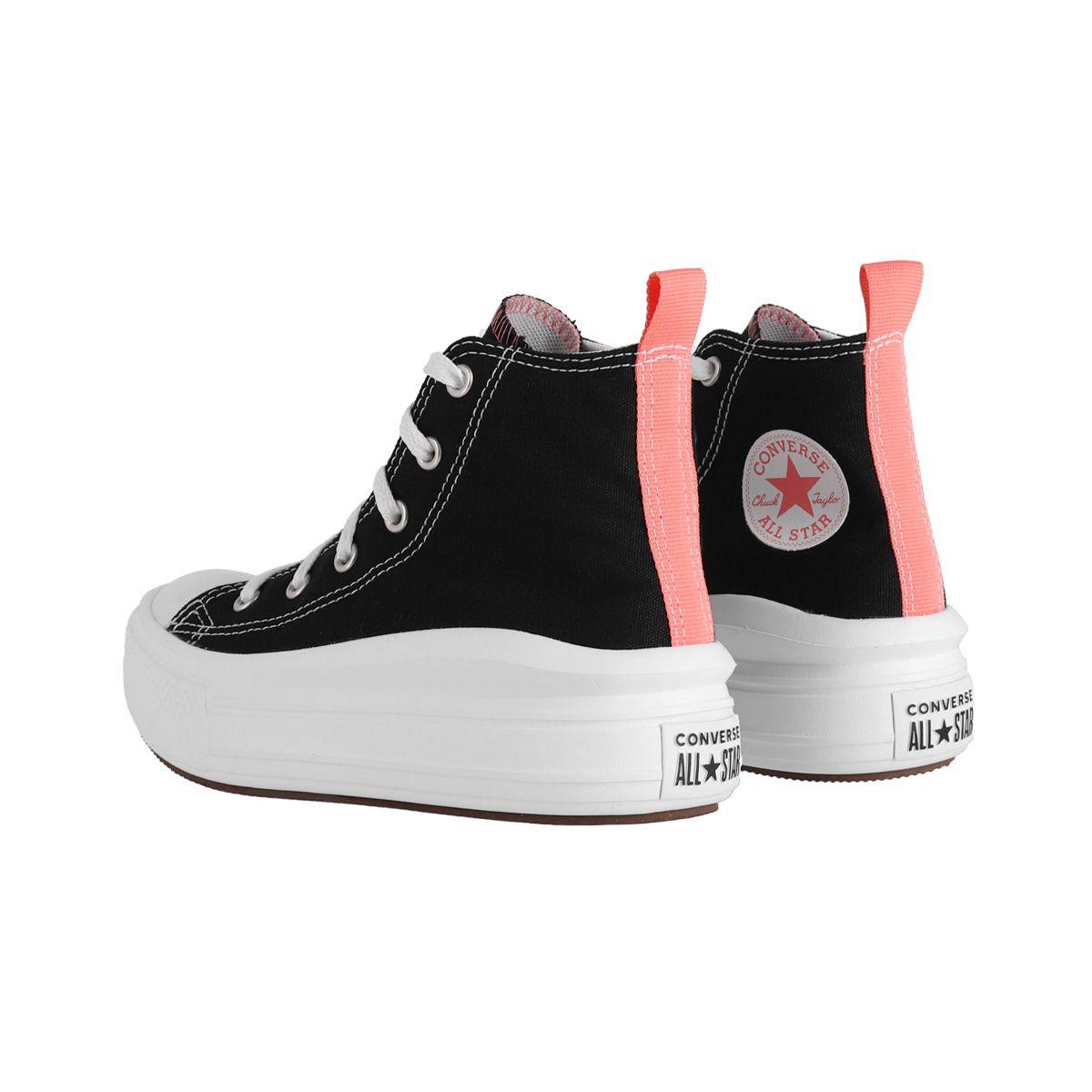 Zapatillas Converse Chuck Taylor All Star Move Niños Negra-3