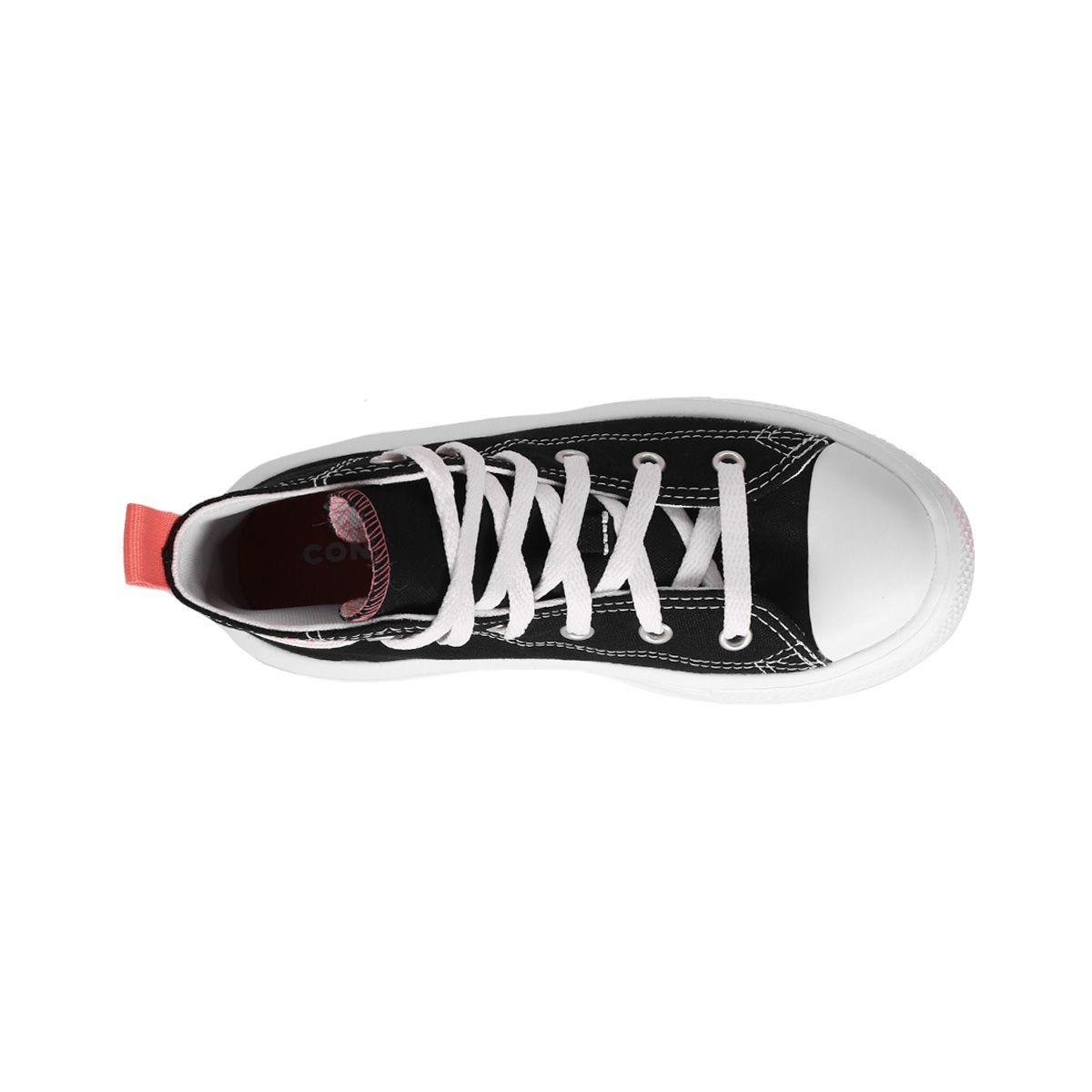 Zapatillas Converse Chuck Taylor All Star Move Niños Negra-4