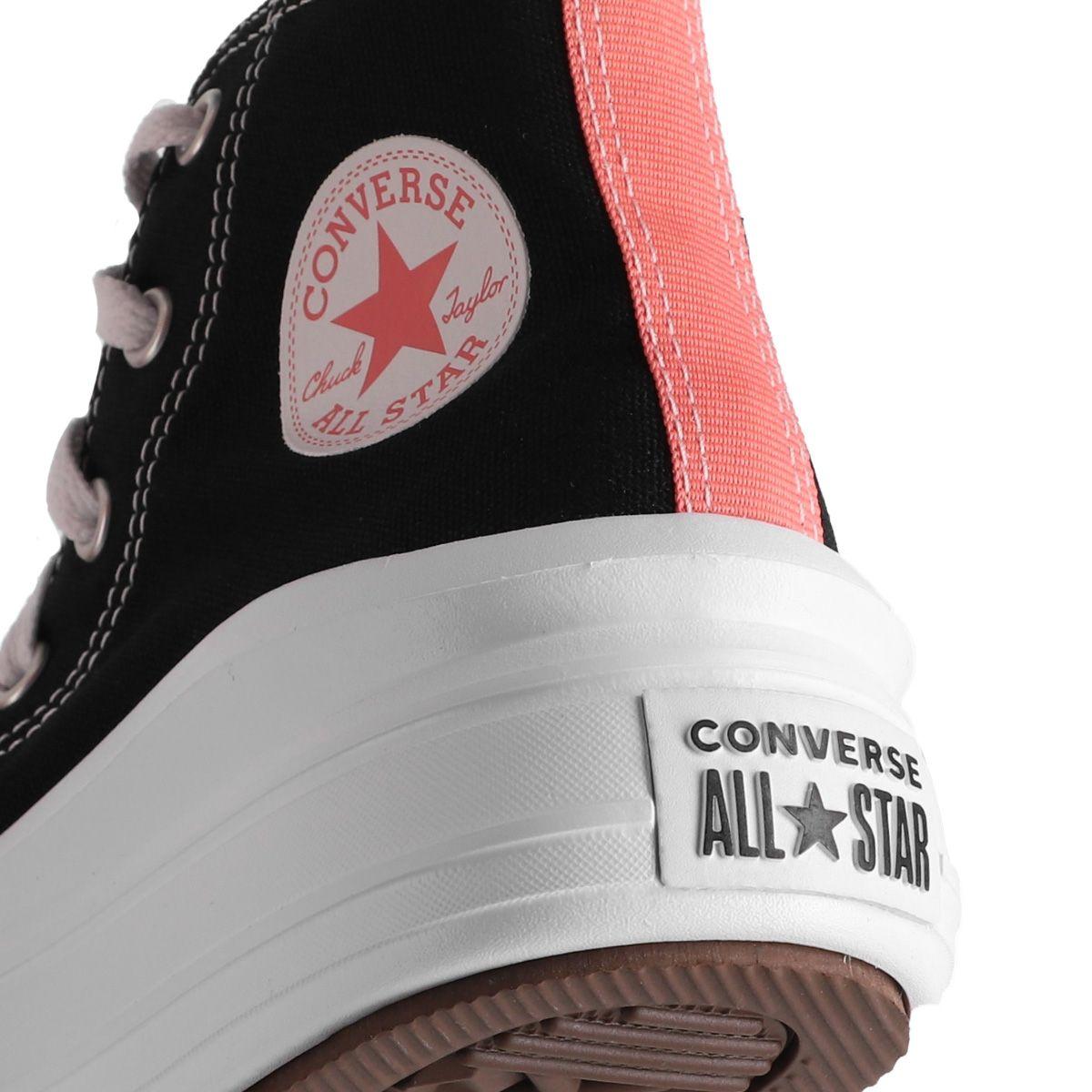 Zapatillas Converse Chuck Taylor All Star Move Niños Negra-5