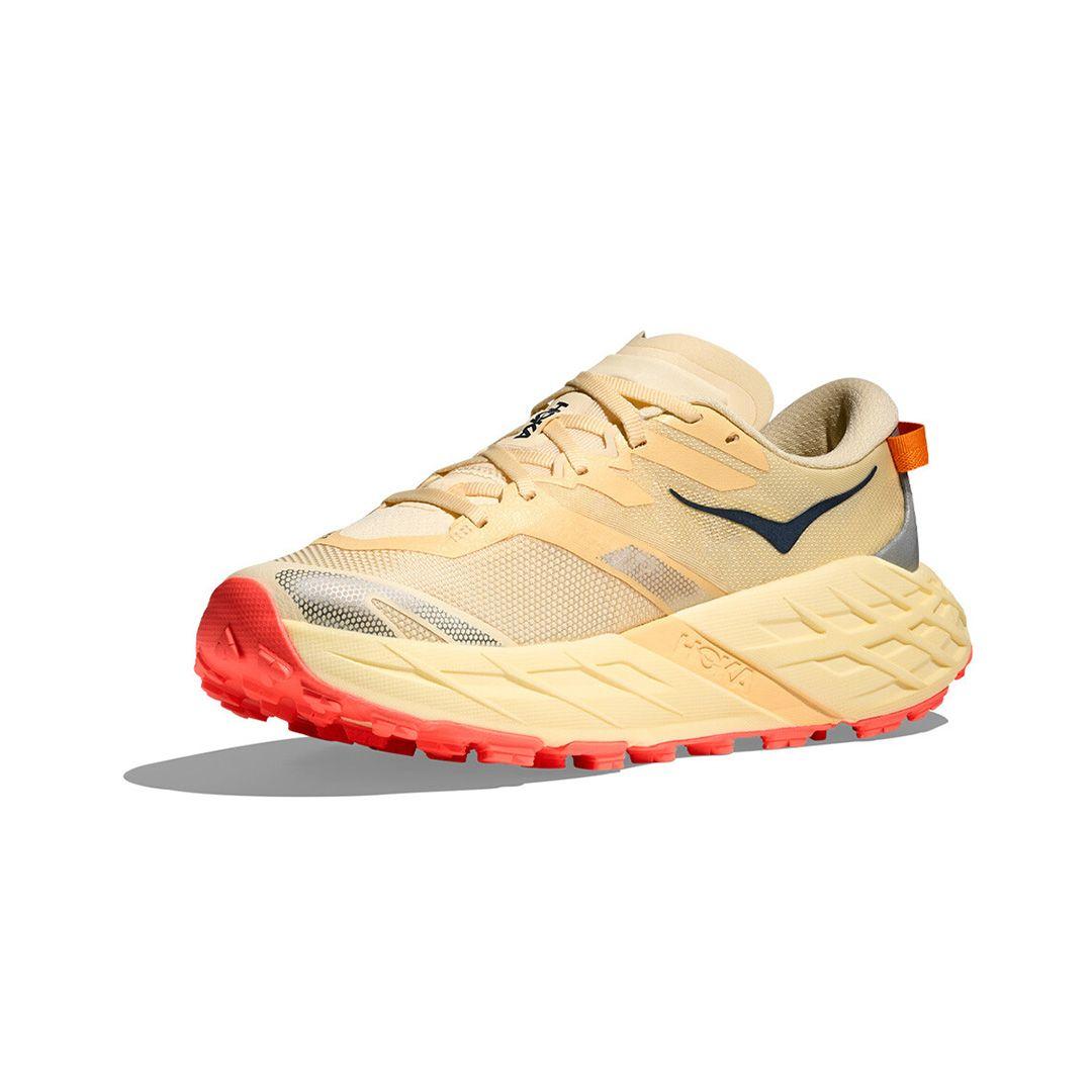 Hoka Speedgoat 7 Mujer Vintage Yellow/Neon Flame-2