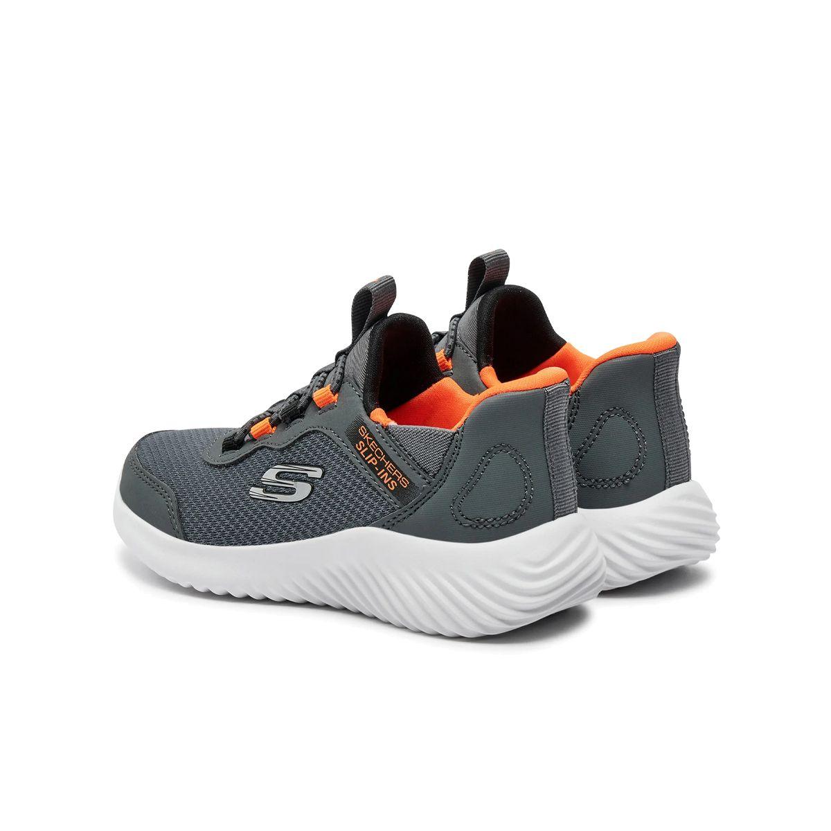 Zapatillas Joven Bounder-Brisk-Burst Skechers Gris-3