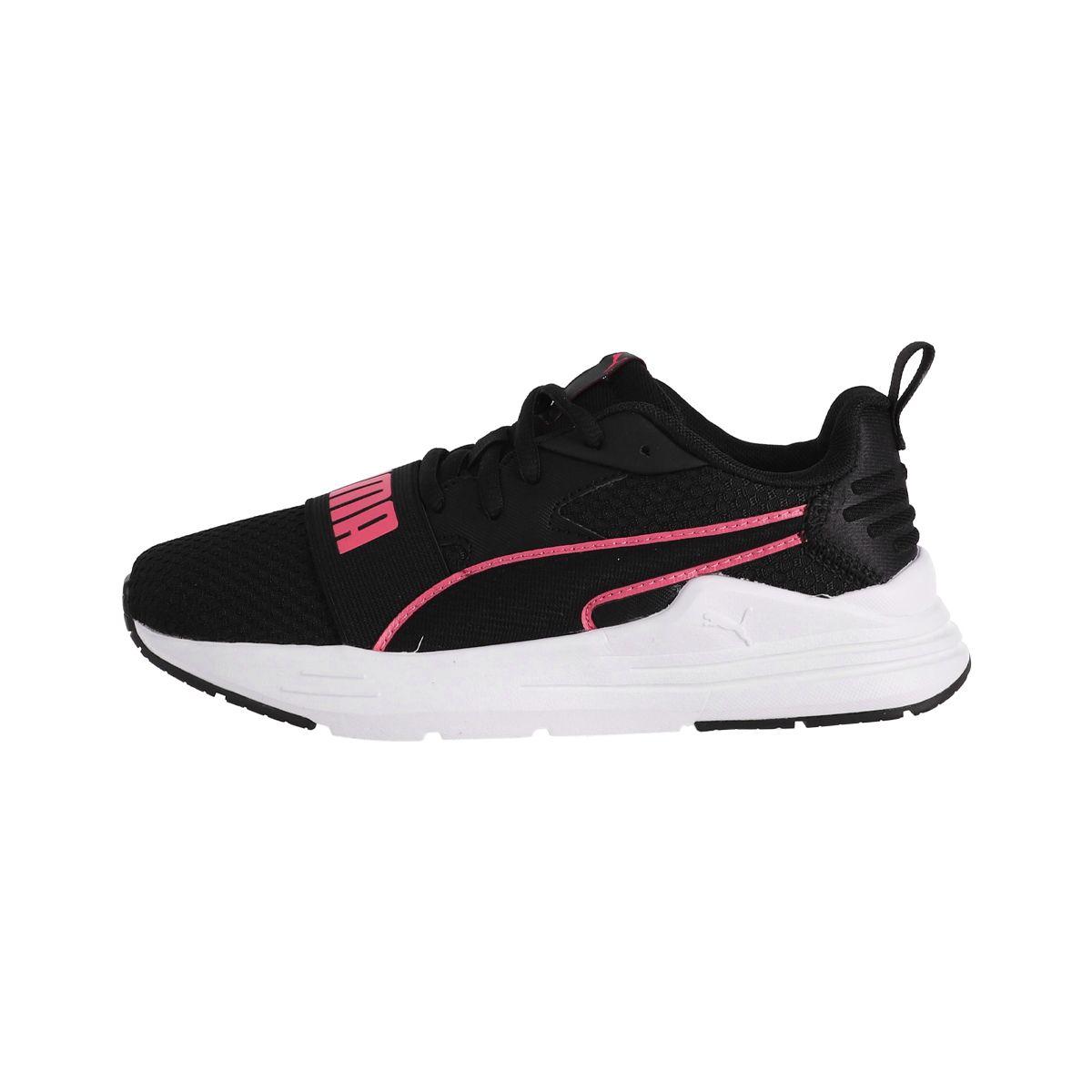Zapatilla Puma Wired Run Pure Joven Negras/Rosadas-0