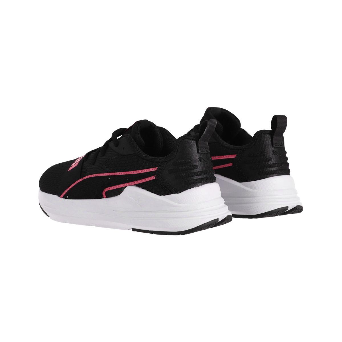 Zapatilla Puma Wired Run Pure Joven Negras/Rosadas-3