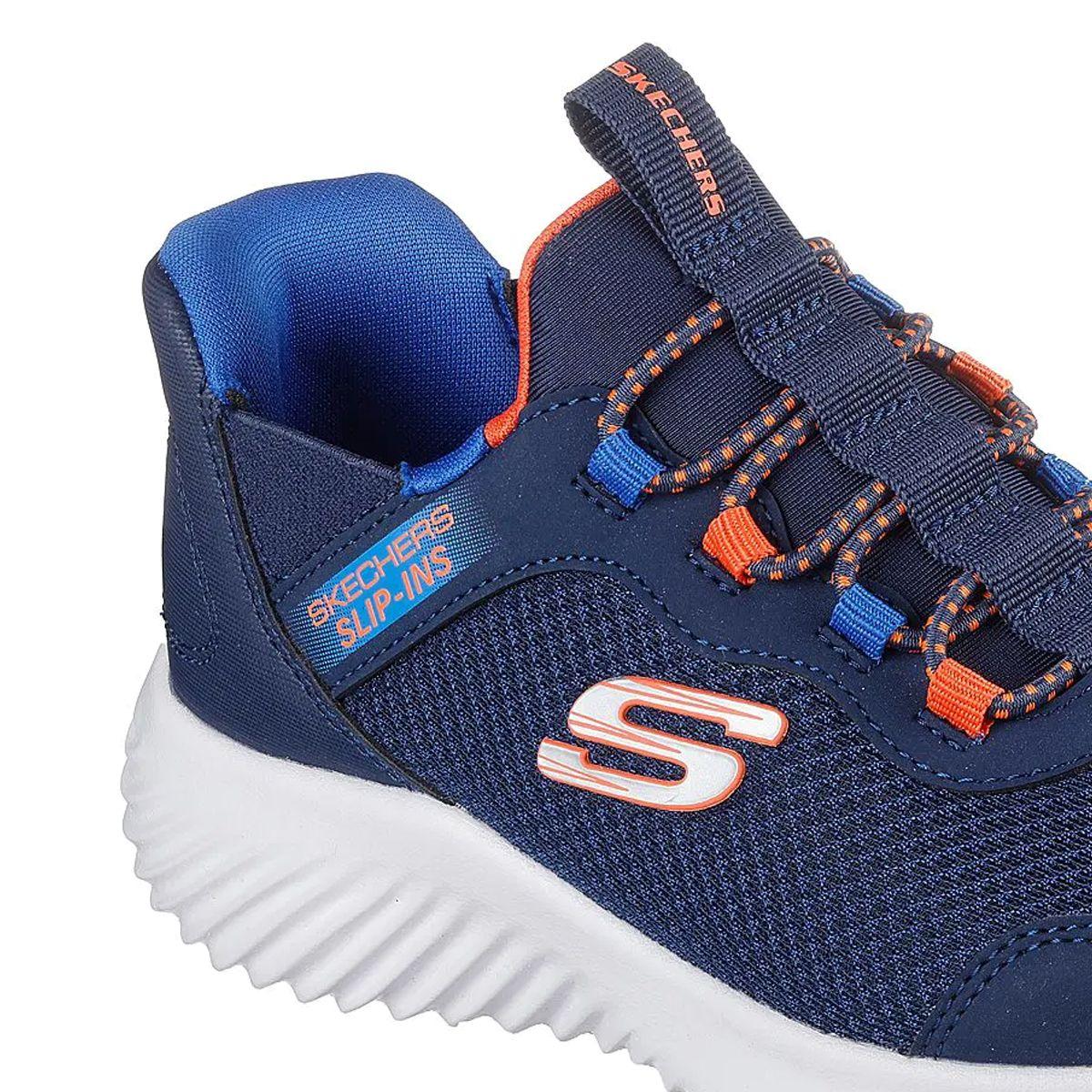 Zapatillas Joven Bounder-Brisk-Burst Skechers Azules-5