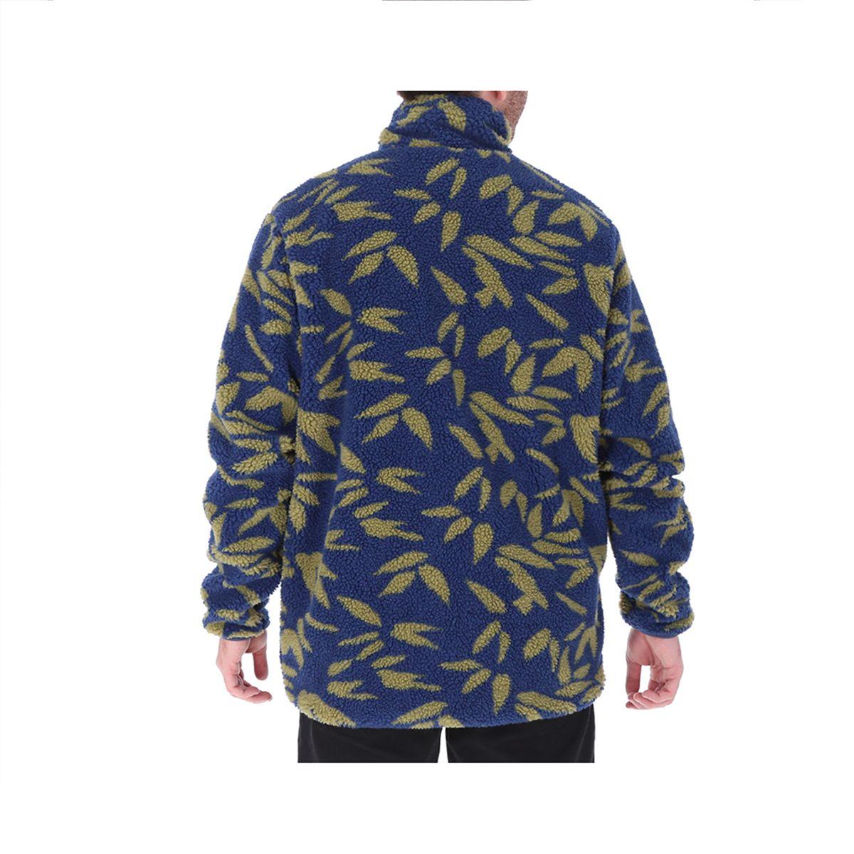 Polerón Quiksilver Sherpa Stamp Hombre Burnt Olive-2