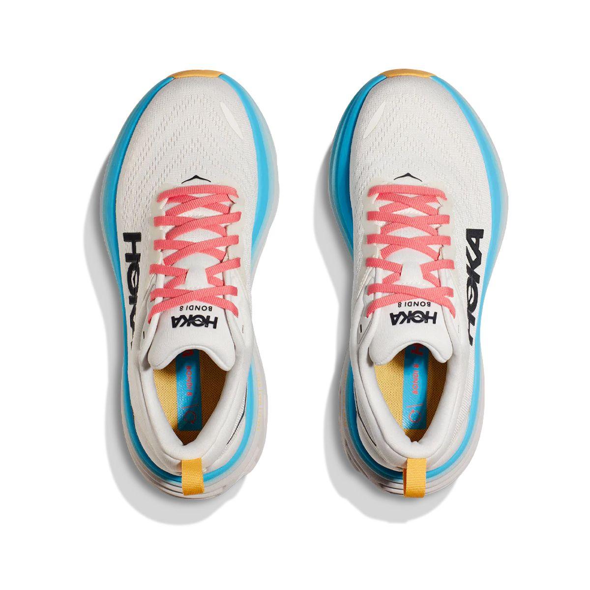 Zapatilla Hoka Bondi 8 Mujer Blanc De Blanc/Swim Day-1
