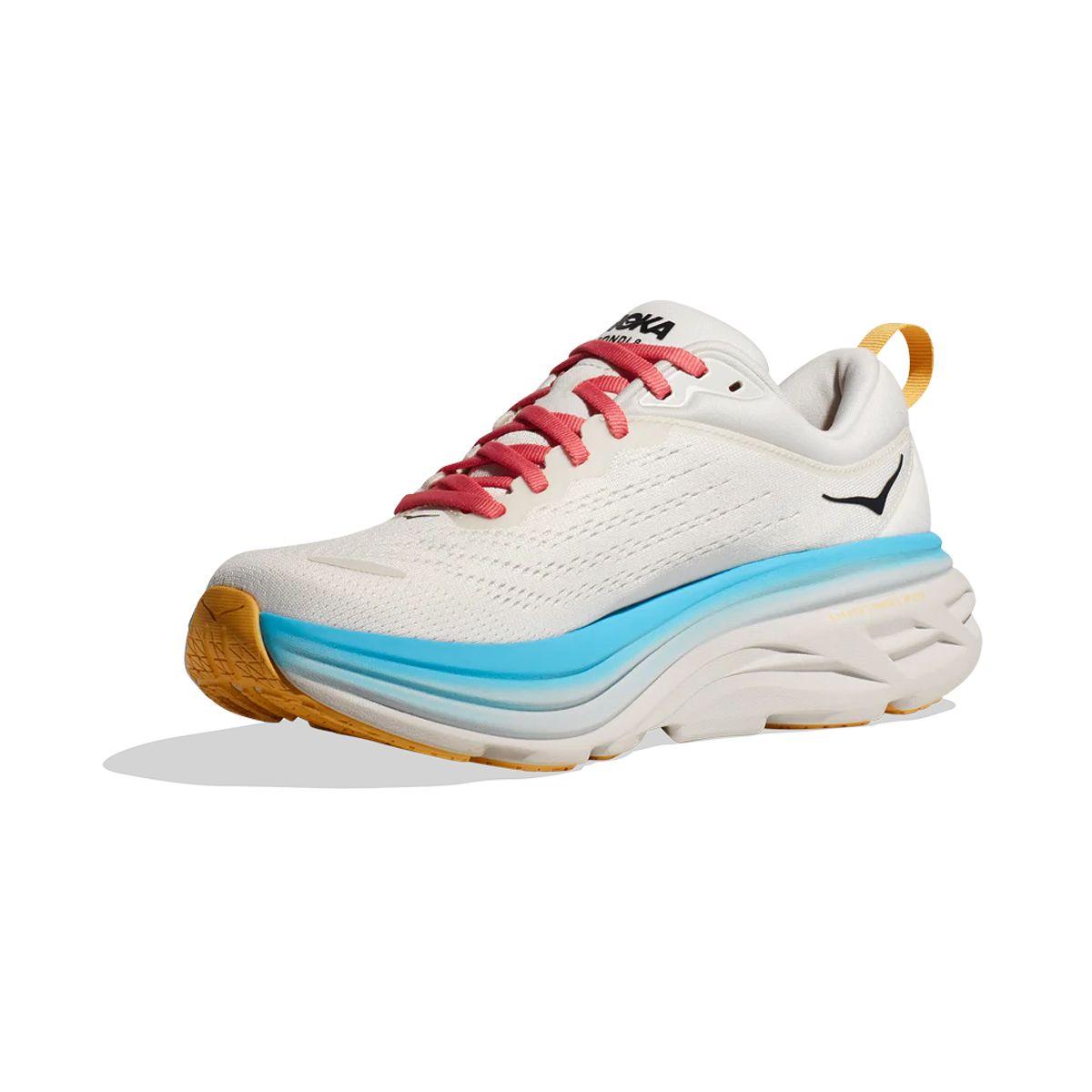 Zapatilla Hoka Bondi 8 Mujer Blanc De Blanc/Swim Day-2