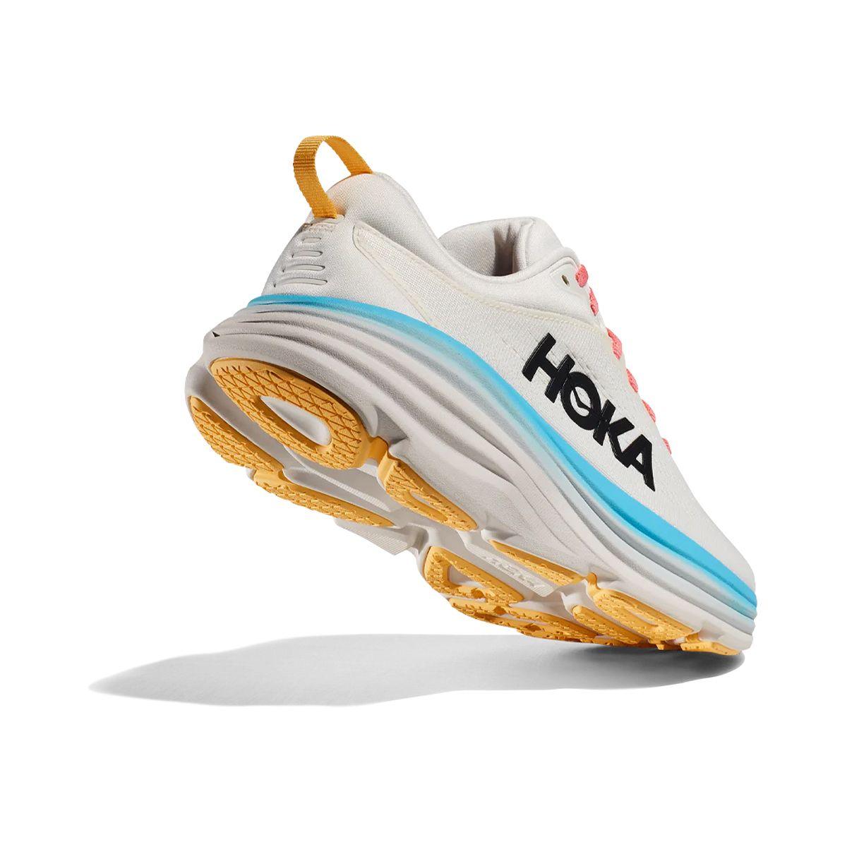 Zapatilla Hoka Bondi 8 Mujer Blanc De Blanc/Swim Day-3