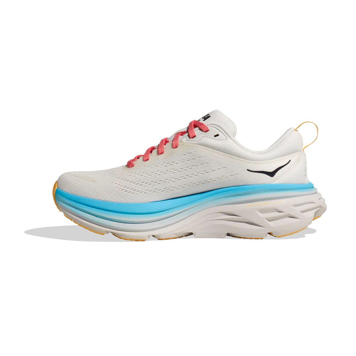 Zapatilla Hoka Bondi 8 Mujer Blanc De Blanc/Swim Day-6