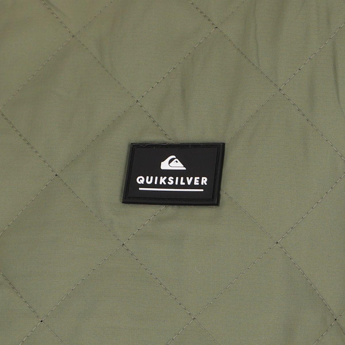 Polerón Quiksilver Logo Hombre Light Grey Heather-3
