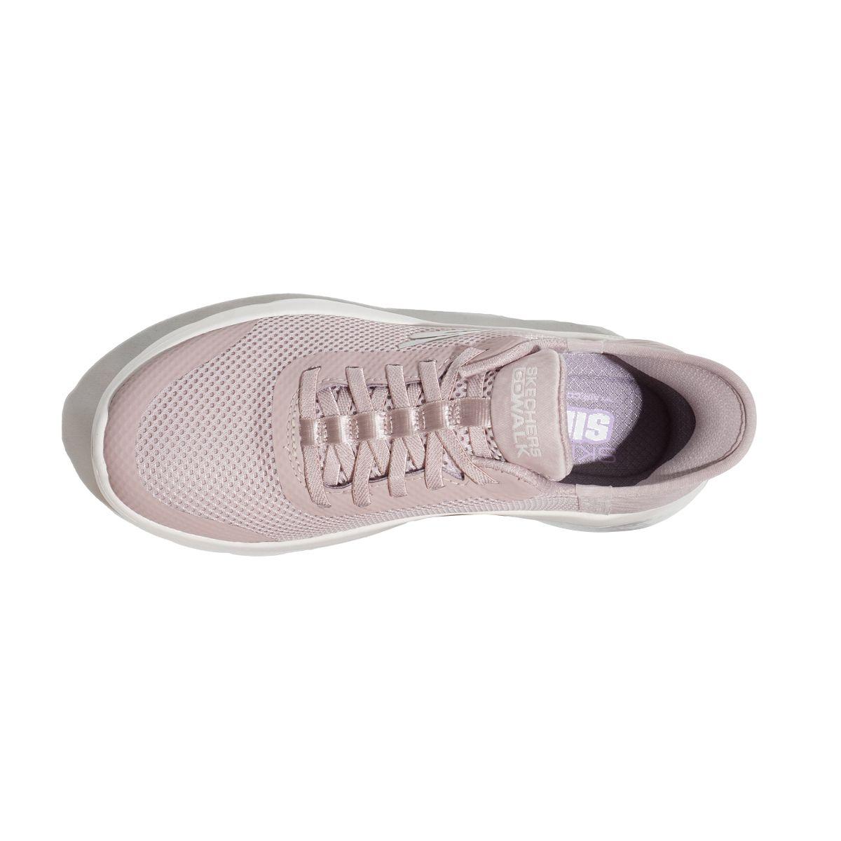 Zapatillas Mujer Go Walk Flex Grand Entry Skechers Rosadas-3