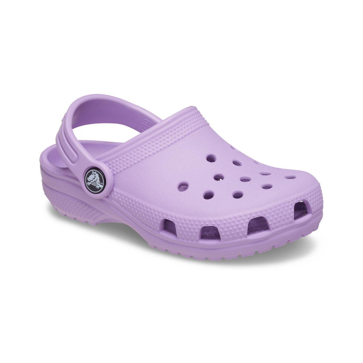 Zueco Crocs Classic Niña Orchid-0